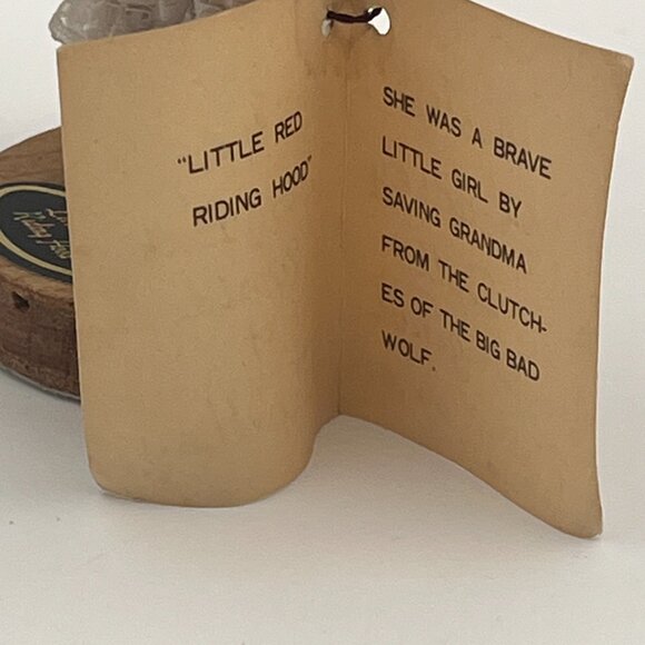 Vintage Bradley Dolls Original Little Red Riding Hood 1977 Big Eyes Storybook‎ - Picture 7 of 10
